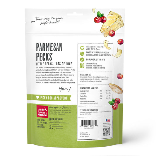 The Honest Kitchen Parmesan Pecks - Chicken, Parmesan & Cranberry Recipe 8 oz Pouch