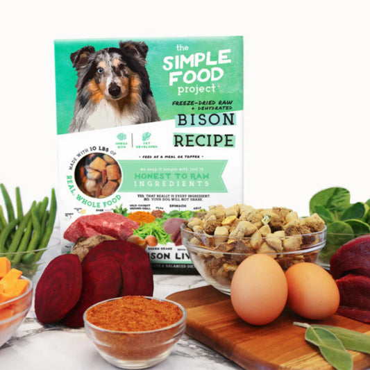 The Simple Food Project DOG Food - Bison 48 oz (3 lbs)