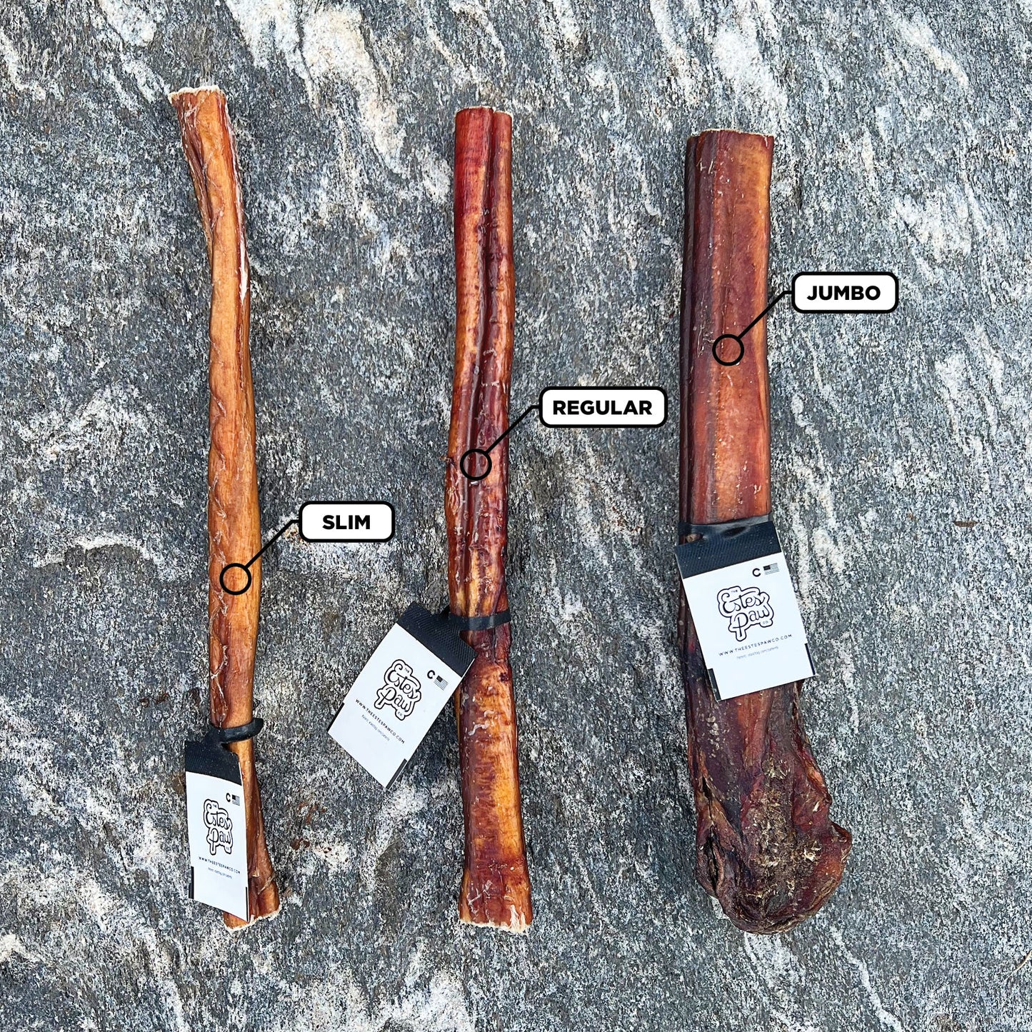 The Estes Paw Co. - Beef Bully Stick Jumbo