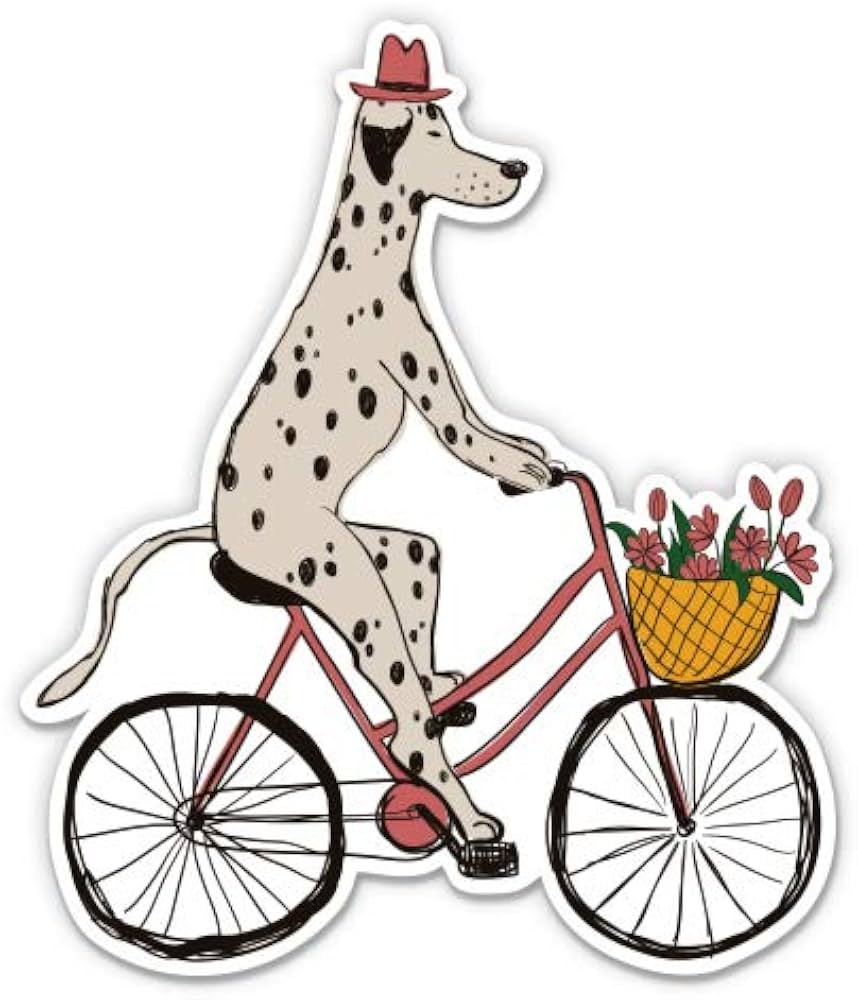 Sticker - Bicycle Dog
