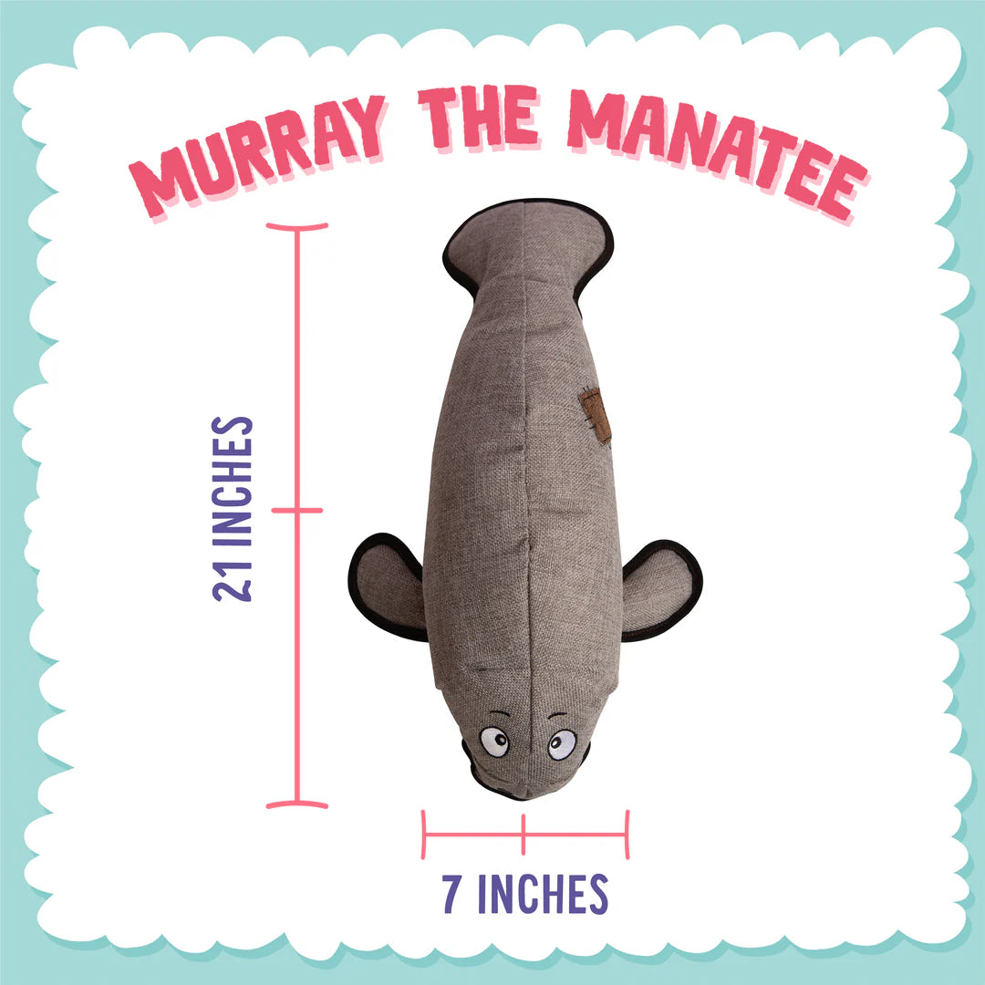 SNUGAROOZ Murray The Manatee w/Ball 21"
