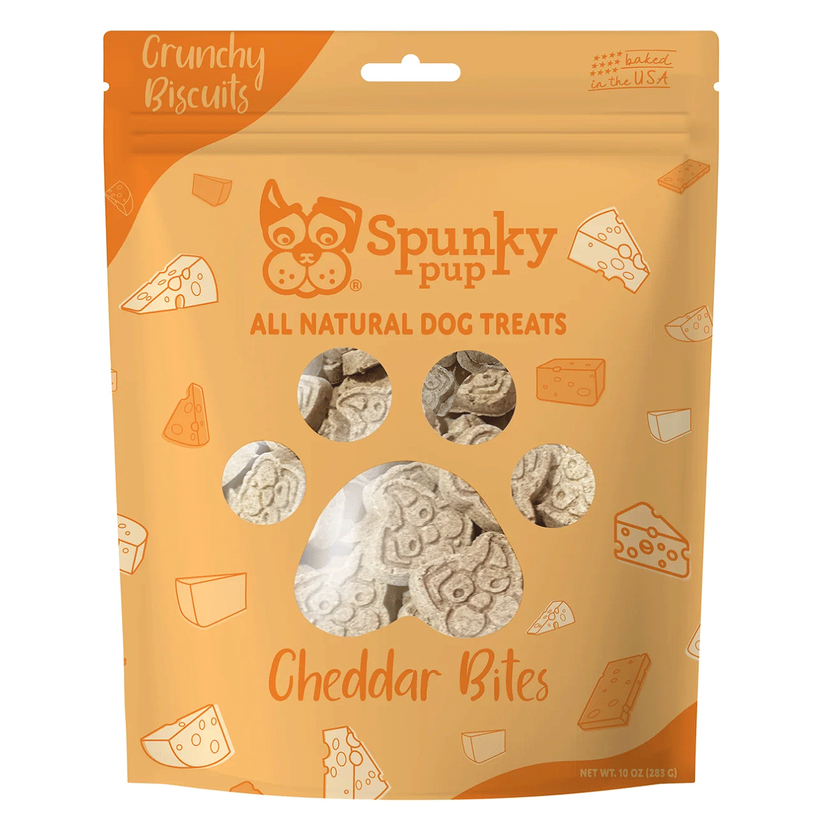 SPUNKY PUP Biscuits - Cheddar Bites 10oz