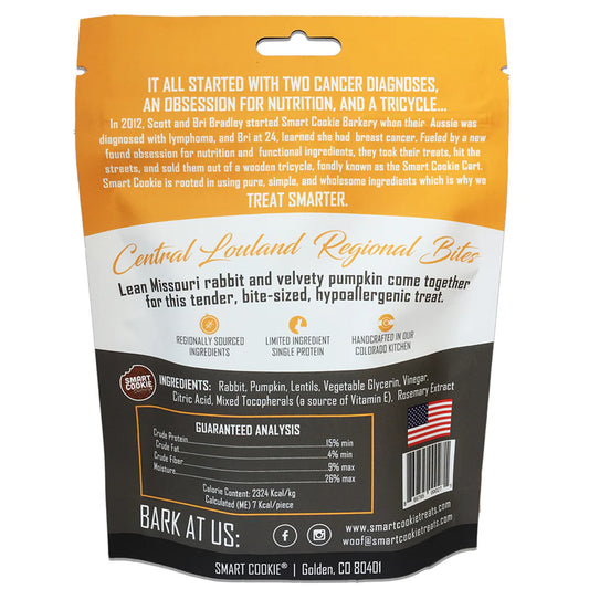 Smart Cookie Barkery Regional Bites - Central Low Lands Rabbit & Pumpkin