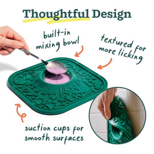 Woof Lick Mat - Purple