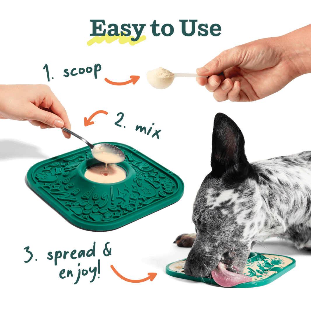 Woof Lick Mat - Green