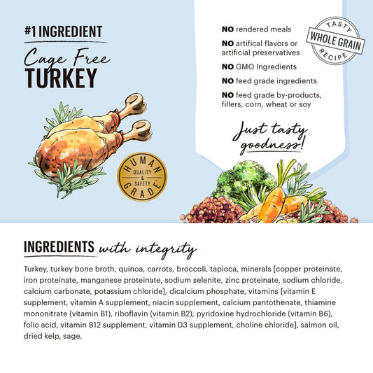 The Honest Kitchen One Pot Stew Tender Turkey Stew with Quinoa, Carrots & Broccoli DOG Food 10.5 oz Carton
