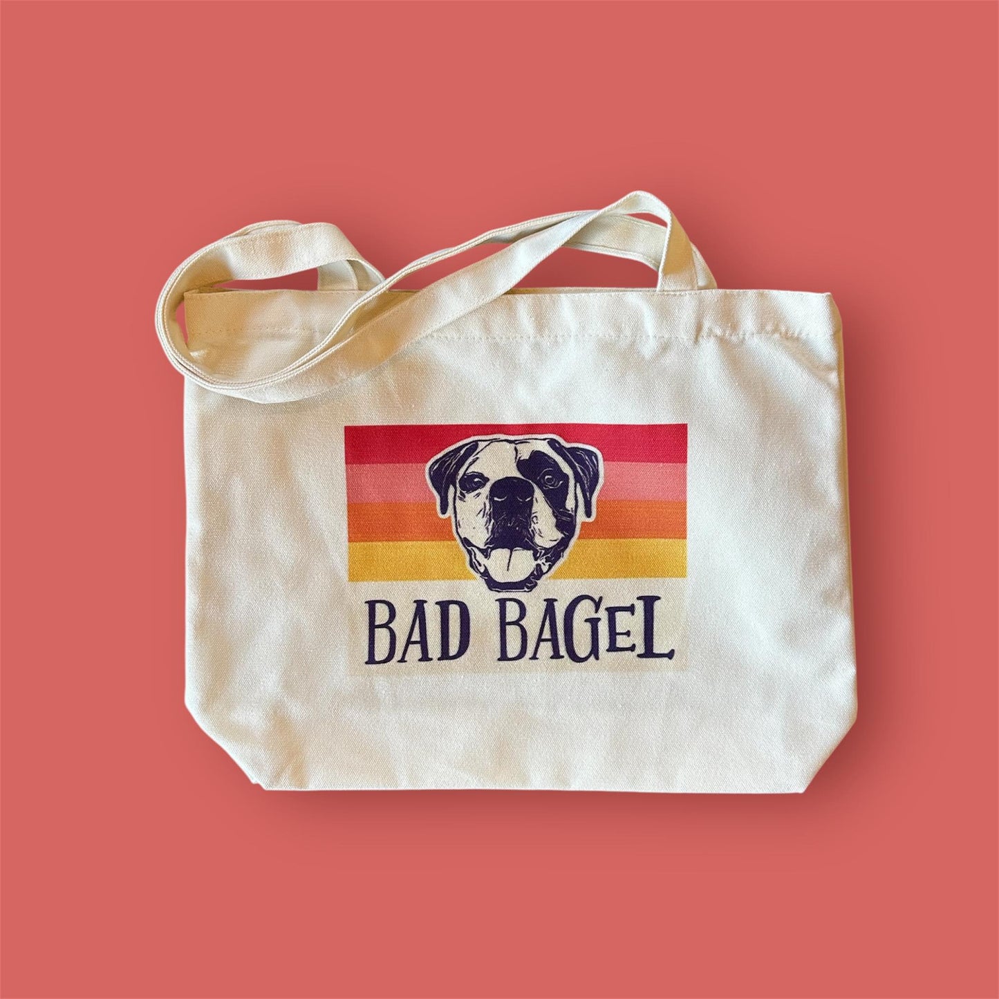 Bad Bagel Tote Bag (Canvas)