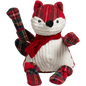 HuggleHounds Holiday 2025 Tartan Tidings Fox Knottie®, Small