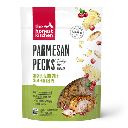 The Honest Kitchen Parmesan Pecks - Chicken, Parmesan & Cranberry Recipe 8 oz Pouch