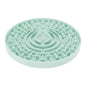 Mint green maze puzzle and slow feeder for dogs.