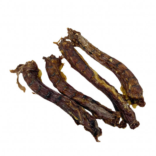 duck neck dog treat, air dried