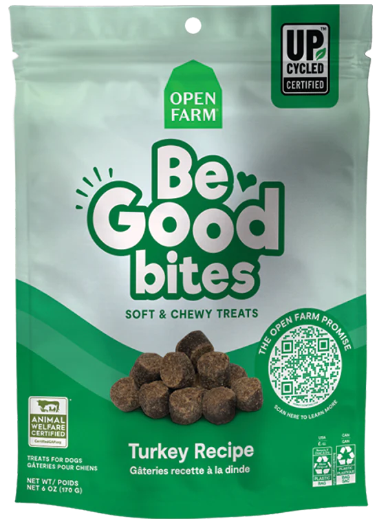 OPEN FARM DOG BE GOOD BITES TURKEY 6OZ