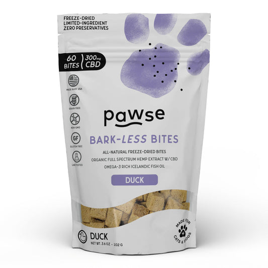 Pawse - Barkless Bites Duck 3.6oz