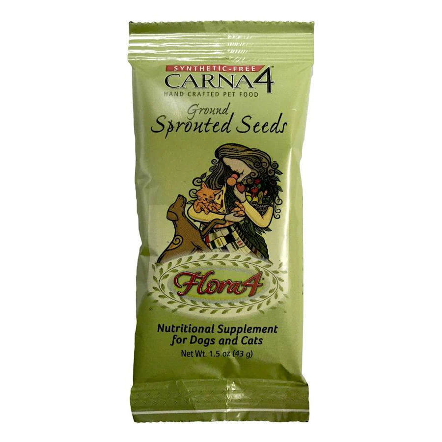 Flora4 - Ground Sprouted Seeds Food Topper