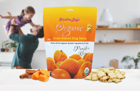 Grandma Lucy's Organic Oven Baked Pumpkin Treats For Dogs (14 oz)