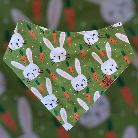 Bandana - Green Bunny