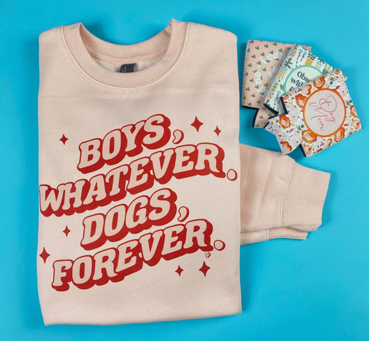 Retro Wave Dogs Forever – Crewneck