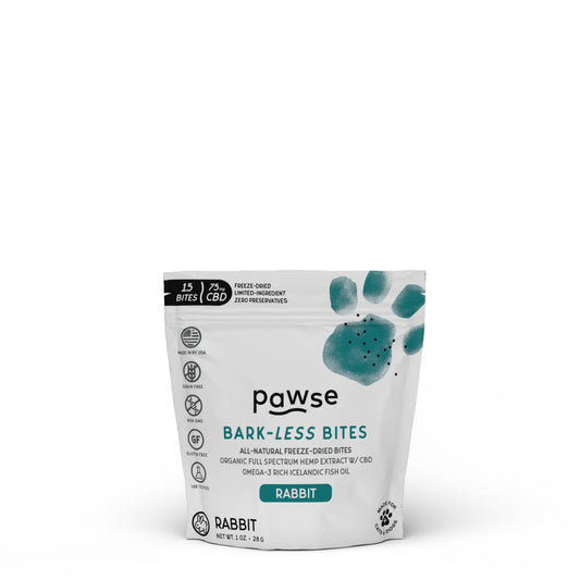Pawse - Barkless Bites Rabbit 1oz