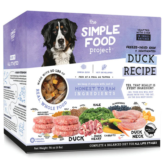 The Simple Food Project DOG Food - Duck 48 oz
