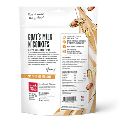 The Honest Kitchen Goat's Milk N' Cookies Peanut Butter and Honey