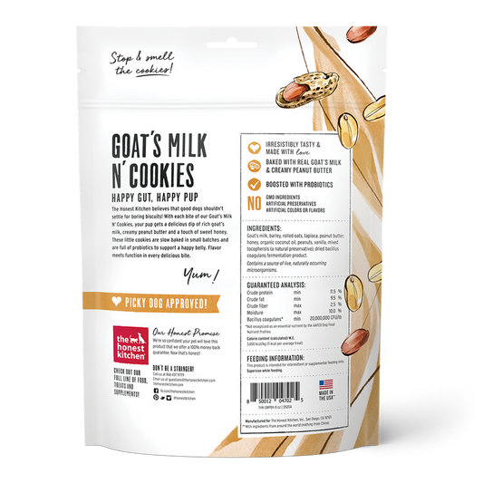 The Honest Kitchen Goat's Milk N' Cookies Peanut Butter and Honey