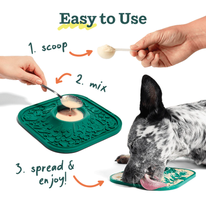Woof Lick Mat - Green