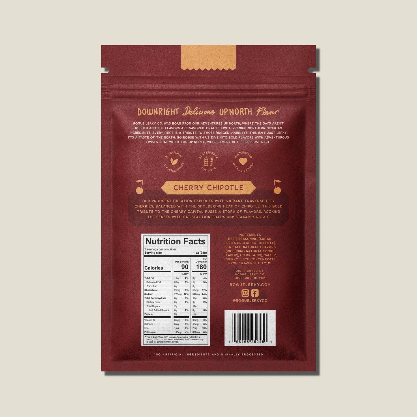 Rogue Jerky Co. - Cherry Chipotle