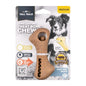 Dog treat bone chew with packaging featuring a Tall Tails brand logo.