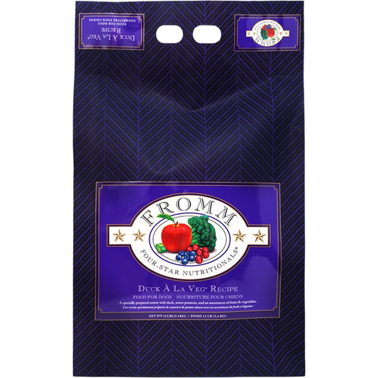 Fromm Four-Star Dry Dog Food - Duck À La Veg® Recipe 12lb