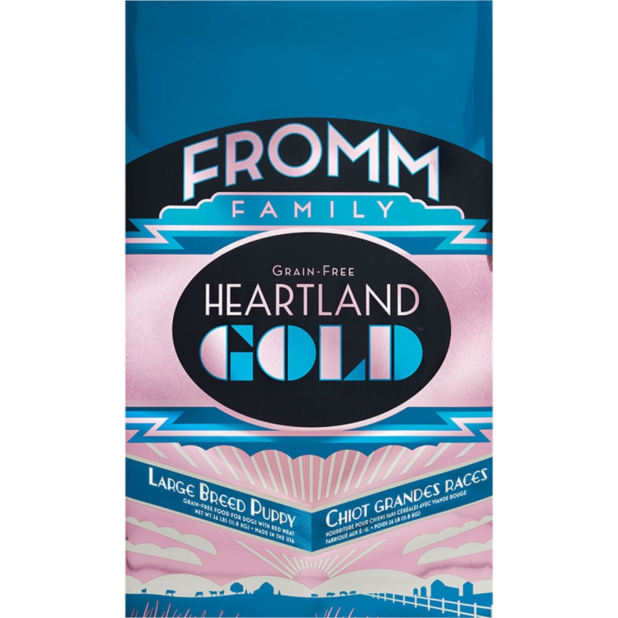 FROMM DOG HEARTLAND GOLD GRAIN FREE LARGE BREED PUPPY 26LBS