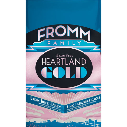 FROMM DOG HEARTLAND GOLD GRAIN FREE LARGE BREED PUPPY 26LBS