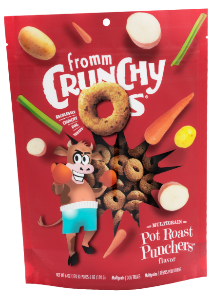 FROMM DOG CRUNCHY O'S POTROAST PUNCHER 6OZ