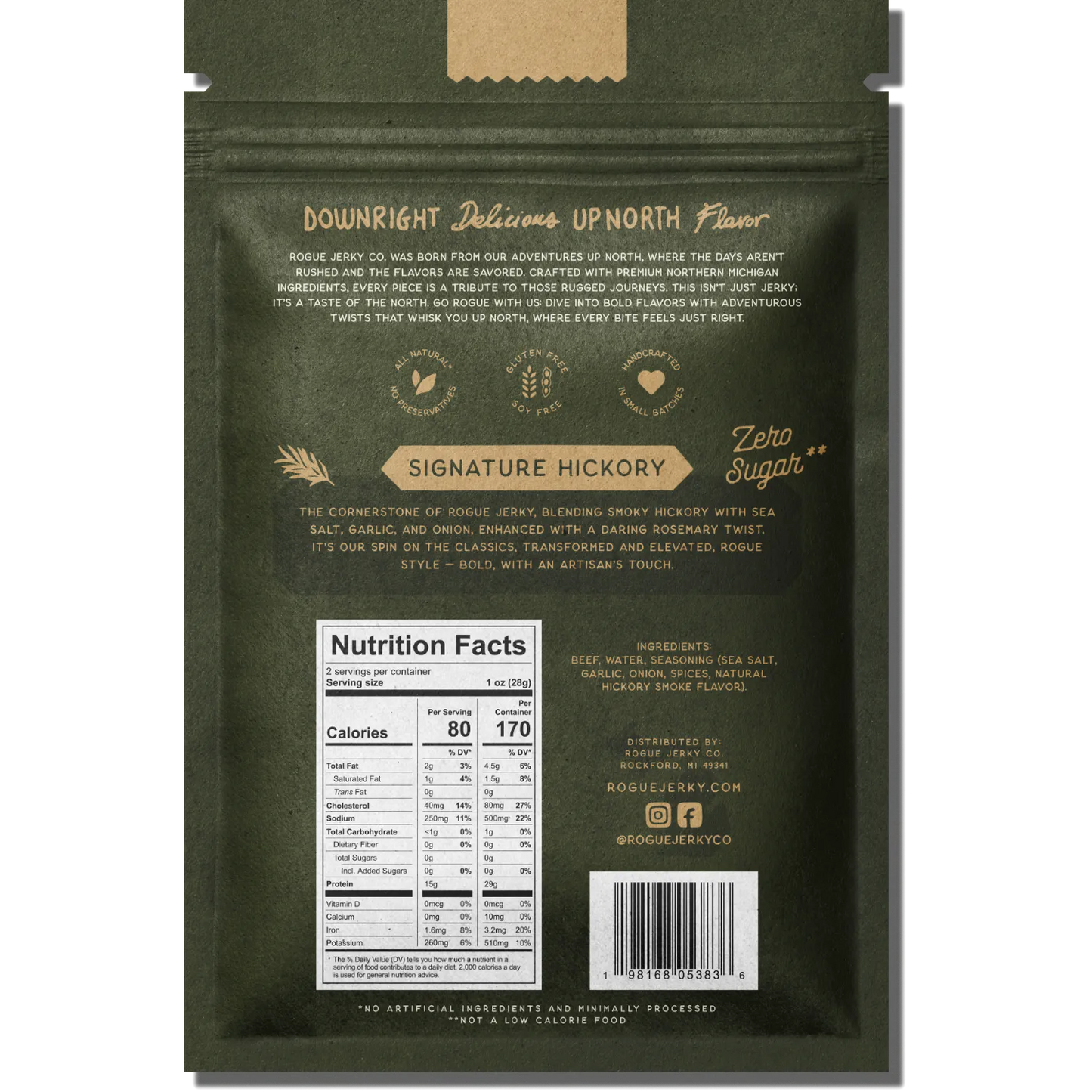 Rogue Jerky Co. - Signature Hickory