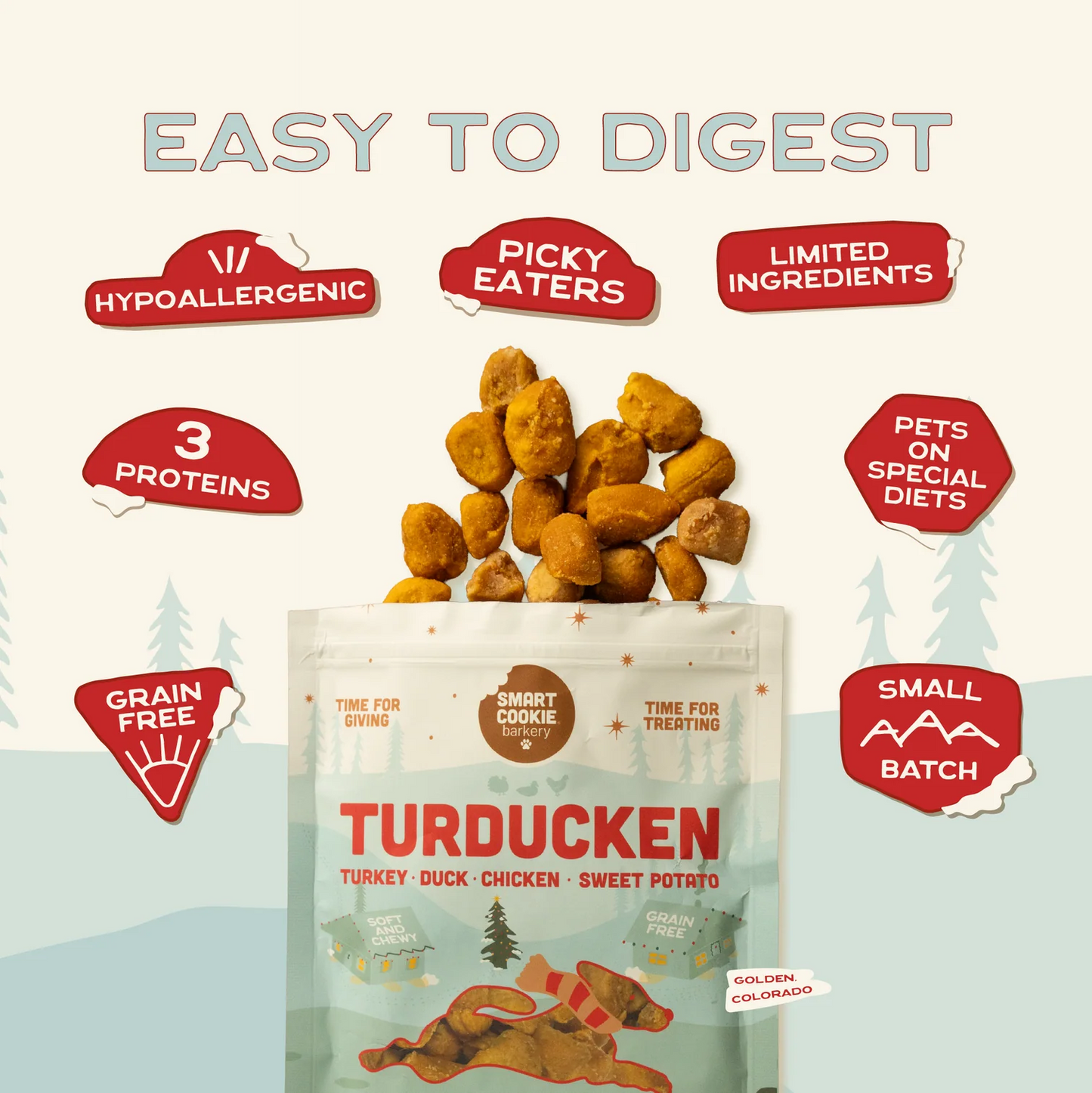 TURDUCKEN  - Smart Cookie Barkery Regional Bites