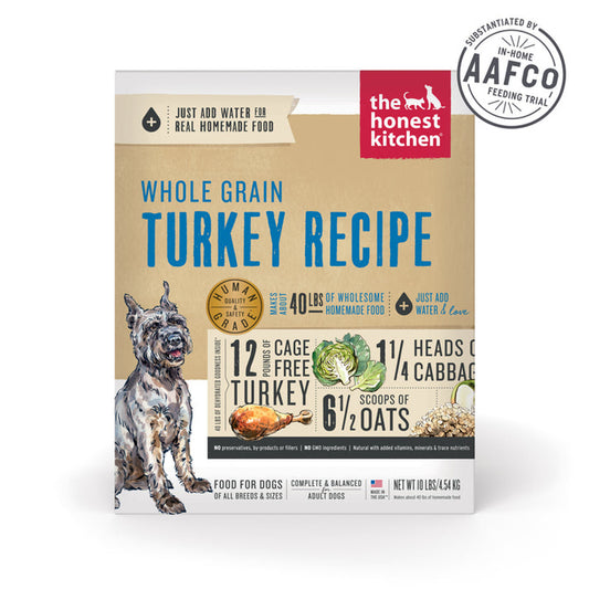 The Honest Kitchen Turkey Recipe Dehydrated DOG Food 10 lb Box