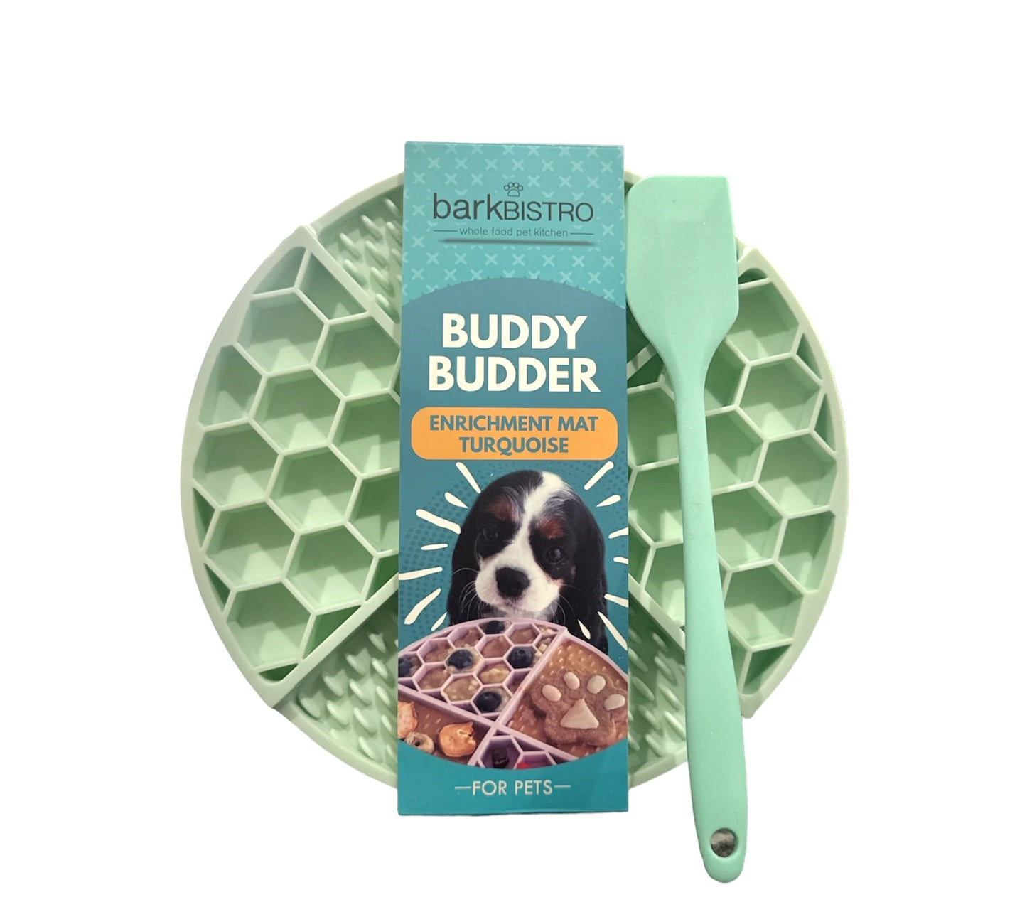 Bark Bistro Enrichment Lick Mat Turquoise
