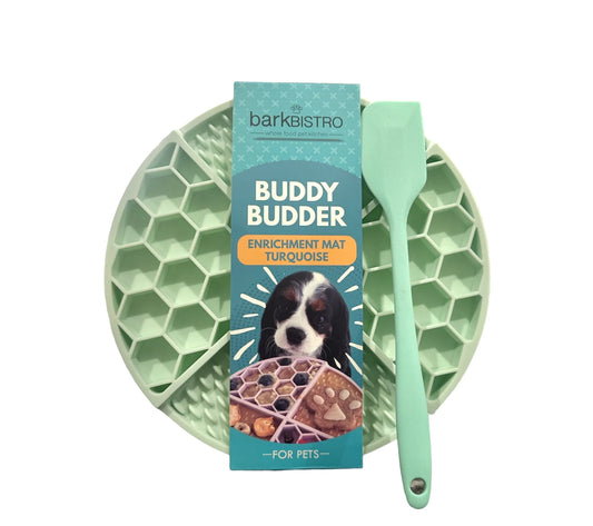 Bark Bistro Enrichment Lick Mat Turquoise