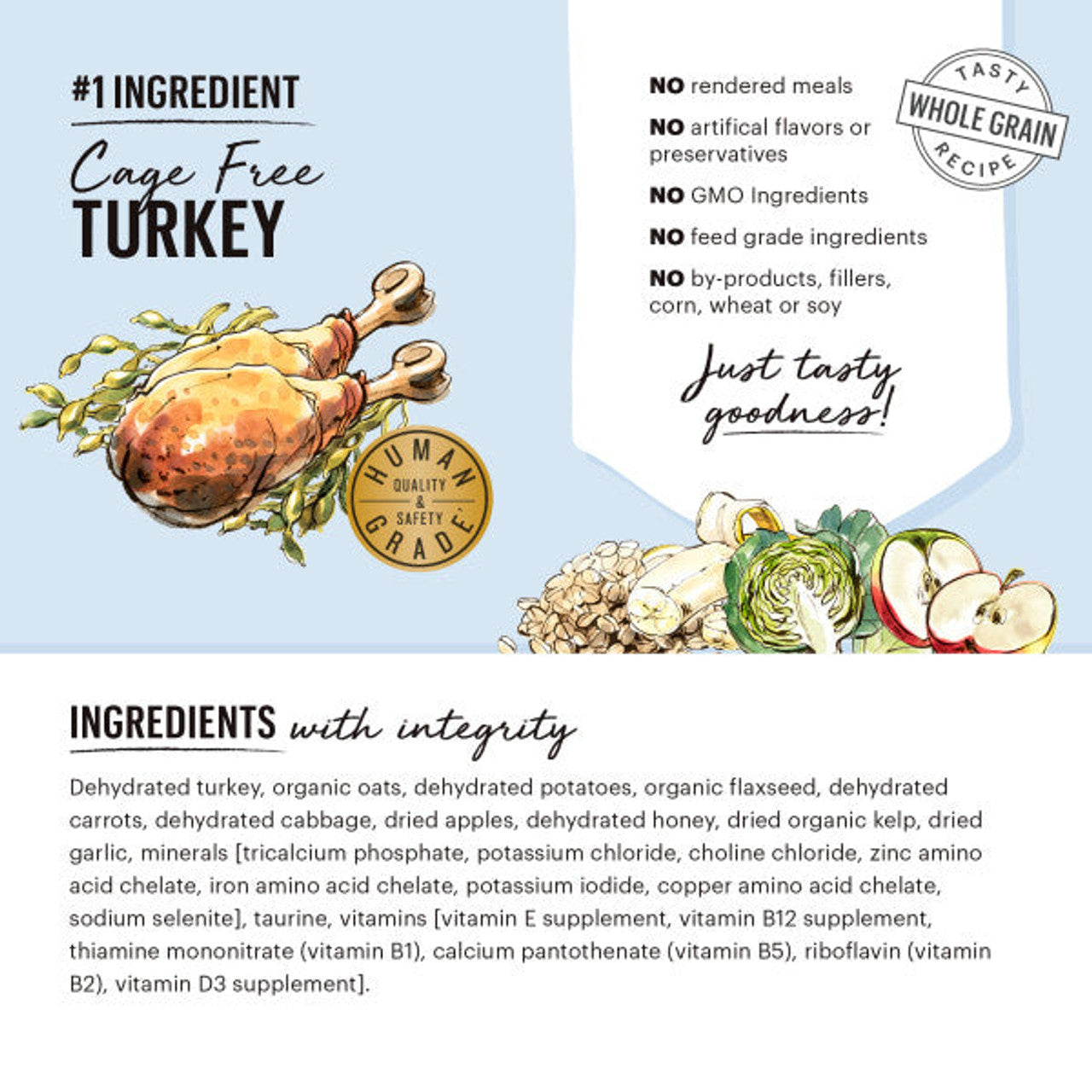 The Honest Kitchen Turkey Recipe Dehydrated DOG Food 10 lb Box
