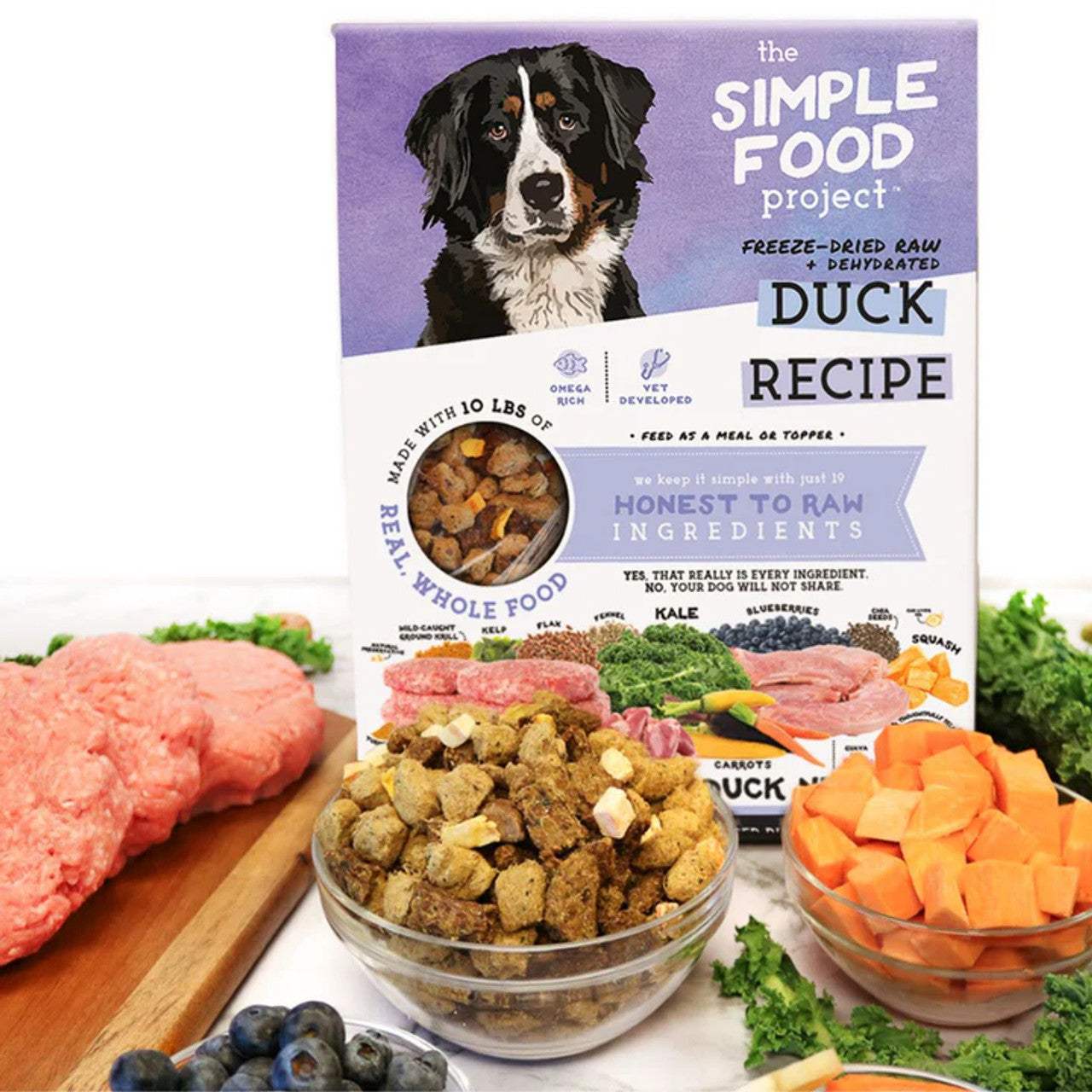 The Simple Food Project DOG Food - Duck 48 oz