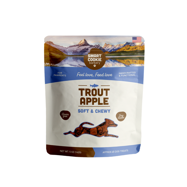 Dog Treat Trout Apple Bad Bagel's Pet Emporium
