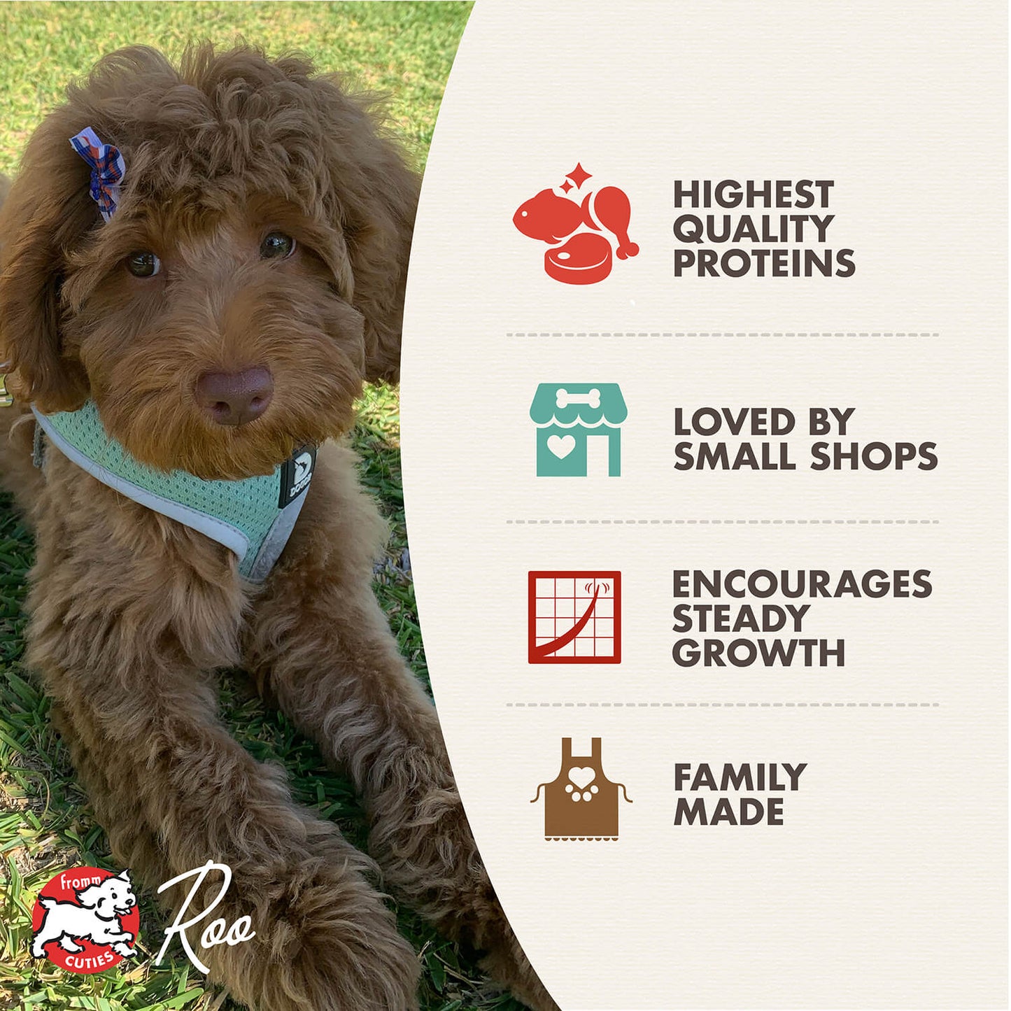 FROMM DOG HEARTLAND GOLD GRAIN FREE LARGE BREED PUPPY 26LBS